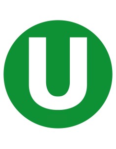 -LETTERA ADESIVA --U-- 220MM-