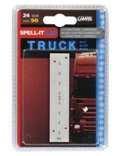 -LETTERA ADESIVA --I-- 24V LED BLU-