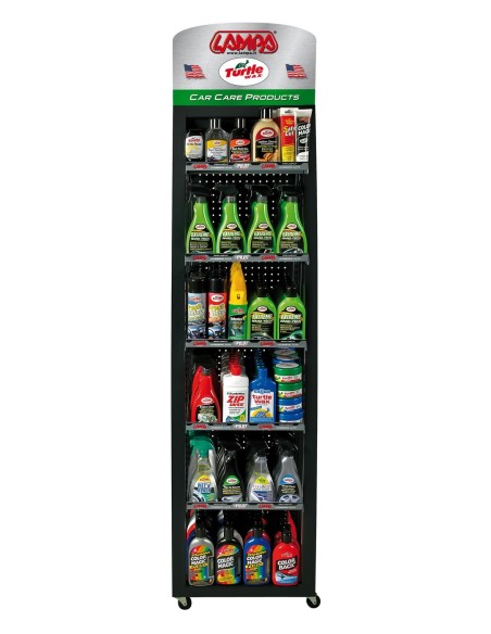 ESPOSITORE -TURTLE WAX- PER SCAFFALE AD ARCO