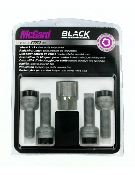 BULLONI ANTIF.MCGARD M12X1,5 BLACK EDITION