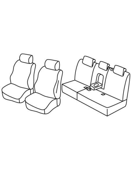 FOD.SUPERIOR GRIG/NER SU ORD. VW TOUAREG 10 in poi 18