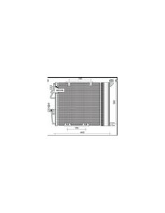 CONDENSATORE FIAT IDEA (350_