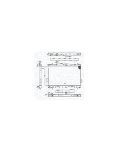 RADIATORE MOTORE HYUNDAI MATRIX 1.6-1.8