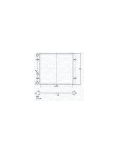 RADIATORE VW POLO (9N_) 1.
