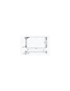 RADIATORE MOTORE FIAT NUOVA PUNTO 1.9 D/