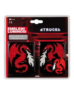 Spell-It Led coppia emblemi, 24V - Drago 2