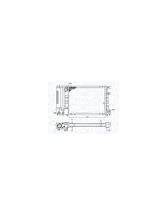 RADIATORE MOTORE BMW 316-318 (E 36)