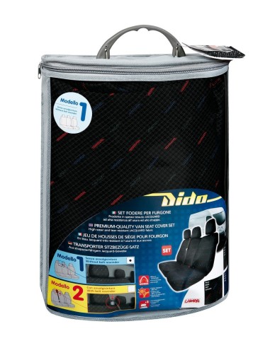 -SET FODERE FURGONE--1--DIDO-- NERO-