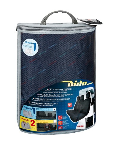 -SET FODERE FURGONE--1--DIDO-- BLU-