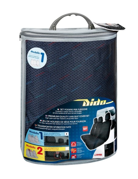 -SET FODERE FURGONE--1--DIDO-- BLU-