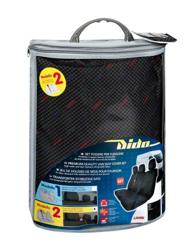 -SET FODERE FURGONE--2--DIDO-- GRIGIO-