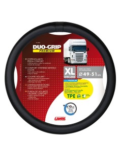 -COPRIVOLANTE TPE--DUO-GRIP--XL-- 49-51CM NERO-