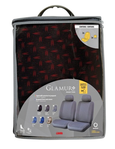 -CP.COPRISEDILI FODERA ANTERIORI --GLAMUR-- NERO-