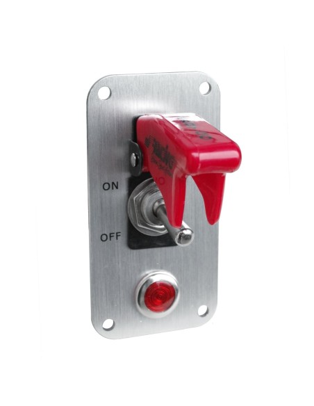 INTERRUTTORE UNIVERSALE CON PLACCHETTA CROMATA E L