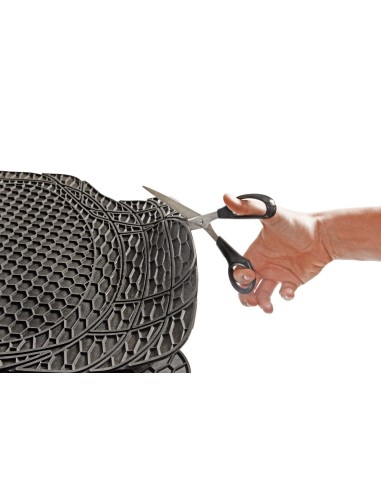 SET TAPPETI GOMMA -DRENA-4- IN PVC NERO