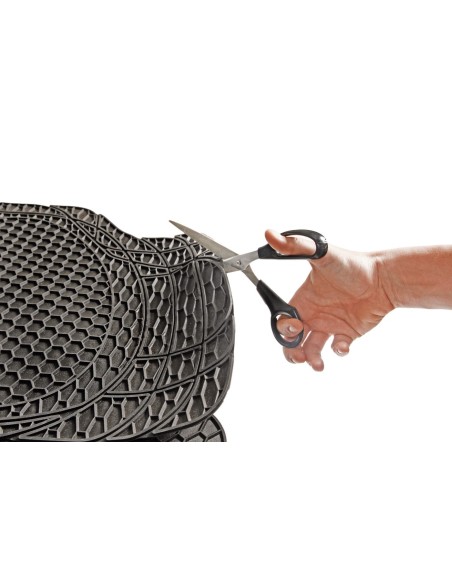 SET TAPPETI GOMMA -DRENA-4- IN PVC NERO