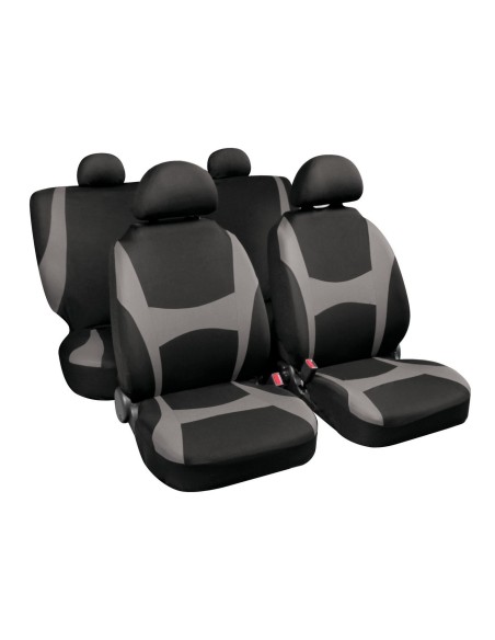 -SET FODERA COORDINATA --CAPRI-- GRIGIO-