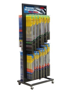 ESPOSITORE 2 LIV. CON RUOTE 99051 LAMPA