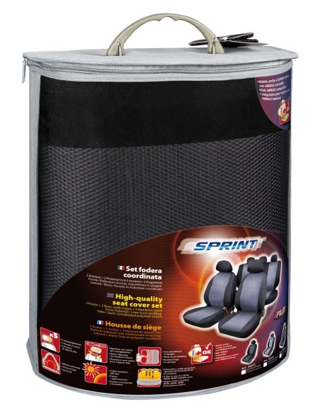 -SET COPRISEDILI FODERA --SPRINT-- ANTRACITE-