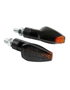 CP.FRECCE/FANALINI NERE MOD.TUAREG LED VETRO BIAN