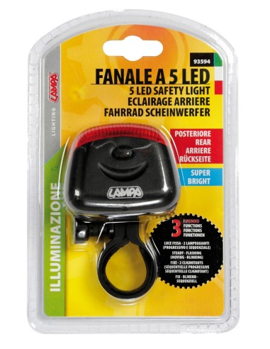 FANALE POST.4 LED ROS.3 FUNZ.