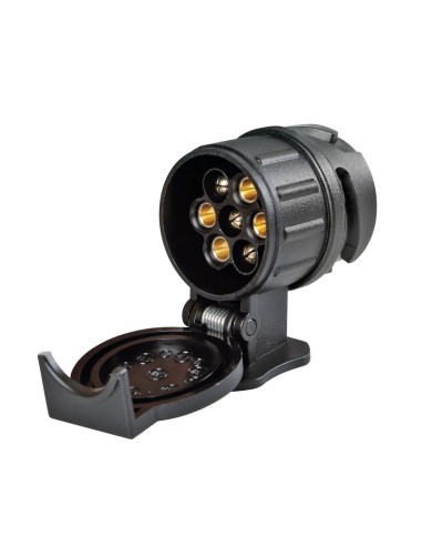 ADATTATORE 13 POLI MASCHIO  in poi  7 POLI FEMMINA MINI