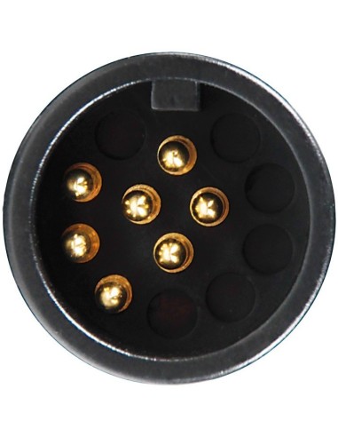 ADATTATORE 13 POLI MASCHIO  in poi  7 POLI FEMMINA MINI