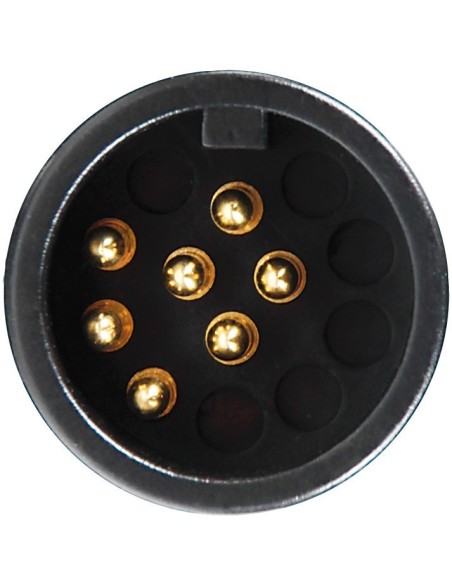 ADATTATORE 13 POLI MASCHIO  in poi  7 POLI FEMMINA MINI