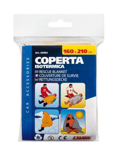 COPERTA ISOTERMICA 210X160CM.
