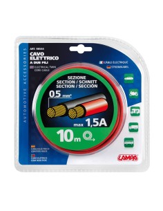 CAVO ELETTRICO A 2 FILI 10M X 0,50 MM2 2