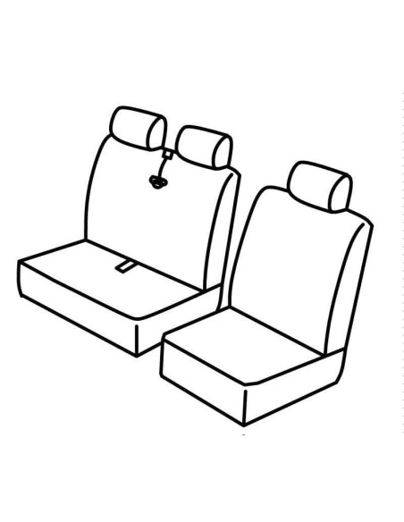 FOD.SUPERIOR NERO/BLU SU ORD. OPEL VIVARO 01 in poi 13