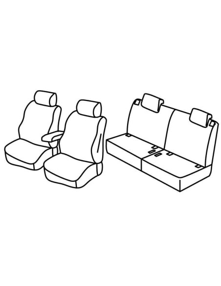 FOD.SUPERIOR NERO/BLU SU ORD. SUZUKI IGNIS 17 in poi