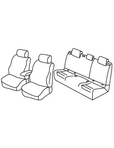 FOD.SUPERIOR NERO/BLU SU ORD. VW GOLF VII 5P 12 in poi 19