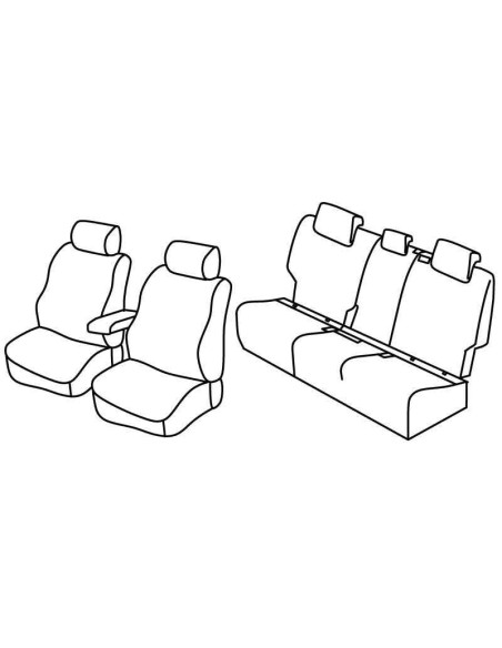 FOD.SUPERIOR BEIGE SU ORD. VW GOLF VII SPORTSVAN 1