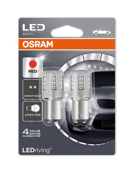 CP.LAMPADE LEDSTANDARD ROSSO P21/5W BAY15D