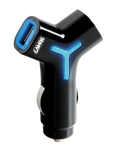 TRASFORMATORE --Y-TYPE-- DOPPIA PRESA USB, 12-24V