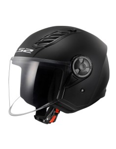 CASCO AIRFLOW II MATT BLACK TG L OF616 LS2