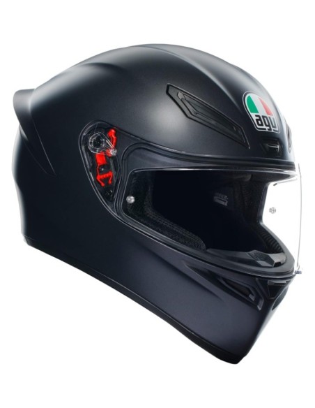CASCO K1 S E2206 MATT BLACK TG S AGV