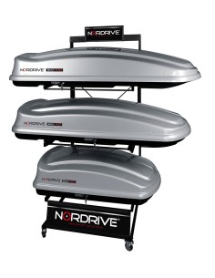 ESPOSITORE X 3 BOX TETTO CON 1 RIPIANO SCORREVOLE N60030 LAMPA