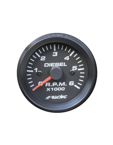 BLACK LINE CONTAGIRI 0-6000 RPM PER DIESE / TACHOM