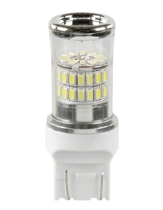 12V Mega-Led 48 - 48 SMD x 1 chip - (W21/5W) - W3x16q - 1 pz  - D/Blister - Bianco - Doppia polarità