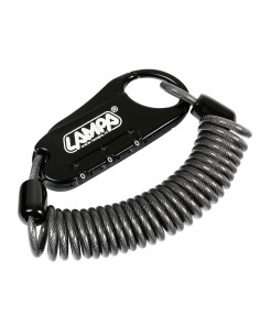 Raptor, lucchetto antifurto con cavo a spirale - 150 cm