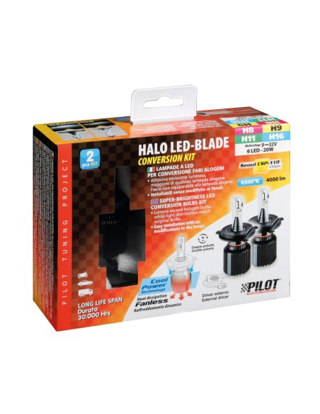 CP.LAMPADE LED 'BLADE' H8/H11/H16 9-32V 20W