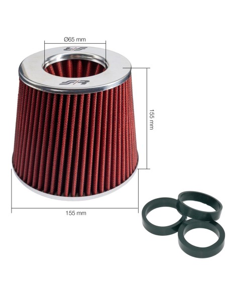 FILTRO ARIA UNIV.D.77 ELICOIDALE