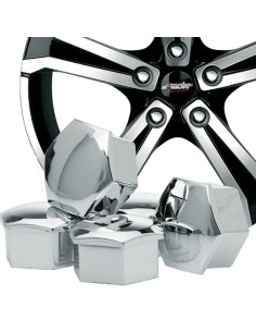 KIT 20 COPRIBULLONI CROMATI CH.19