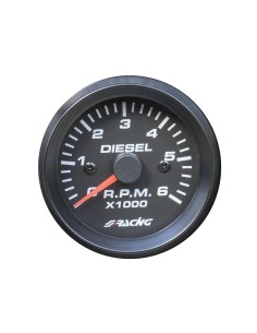 BLACK LINE CONTAGIRI 0-6000 RPM PER DIESE / TACHOM