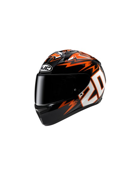 CASCO C10 DIABLO MASK MC1 TG.M HJC *ELIM*