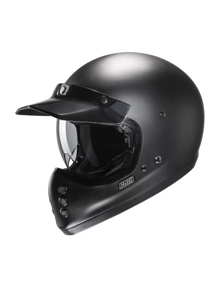 CASCO MOTO INTEGRALE V60 SEMI MAT NOIR / SEMI FLAT BLACK XL SEMI FLAT BLACK TG. 10XL MOD. V60