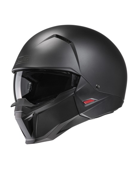 CASCO MOTO JET I20 SEMI MAT NOIR / SEMI FLAT BLACK XXL SEMI FLAT BLACK TG. 11XXL MOD. I20