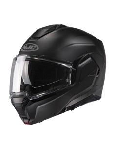 CASCO MOTO MODULARE I100 SEMI MAT NOIR / SEMI FLAT BLACK S SEMI FLAT BLACK TG. 07S MOD. I100